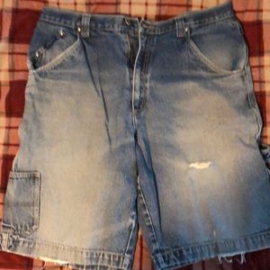 Karl Kani blue Jean shorts